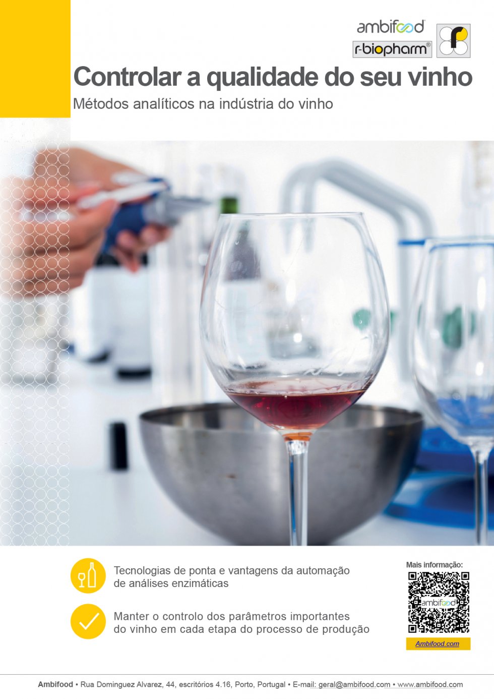 Métodos analíticos na indústria do vinho