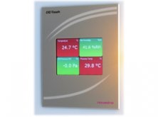 CIC-Touch - monitor externo com touch-screen para parâmetros climáticos